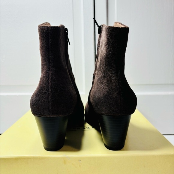 LUCKY BRAND Tablita Tobacco Oiled Suede Boots Size 9 - Picture 7 of 8